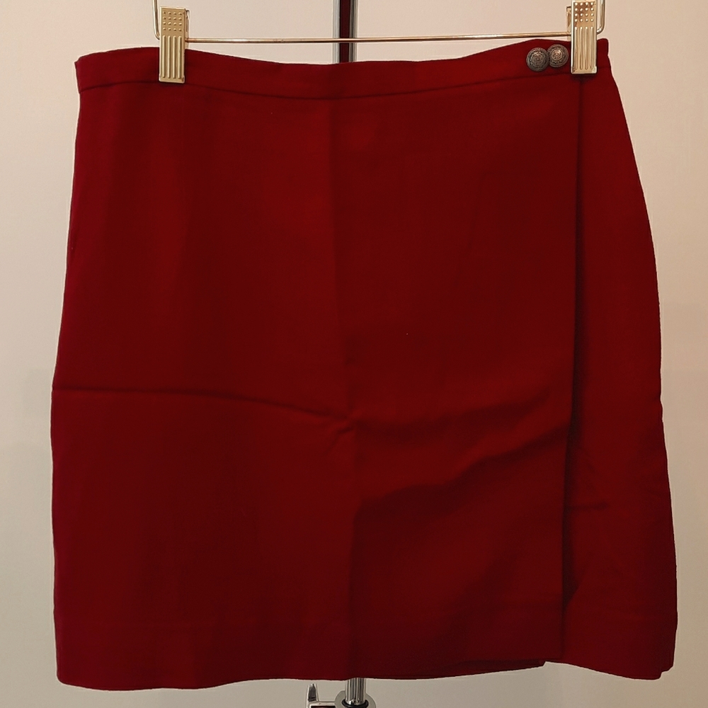 Wrap Skirt Red